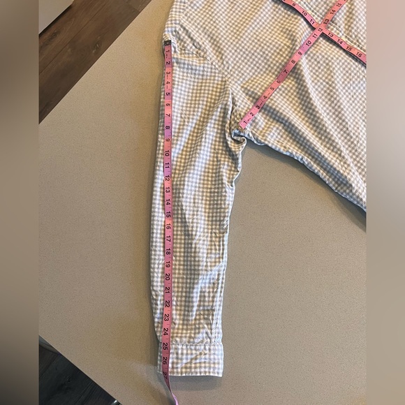 Ralph Lauren Gray & White Checkered Classic Fit Button Up Shirt Flesh Pony XXL - Picture 9 of 10